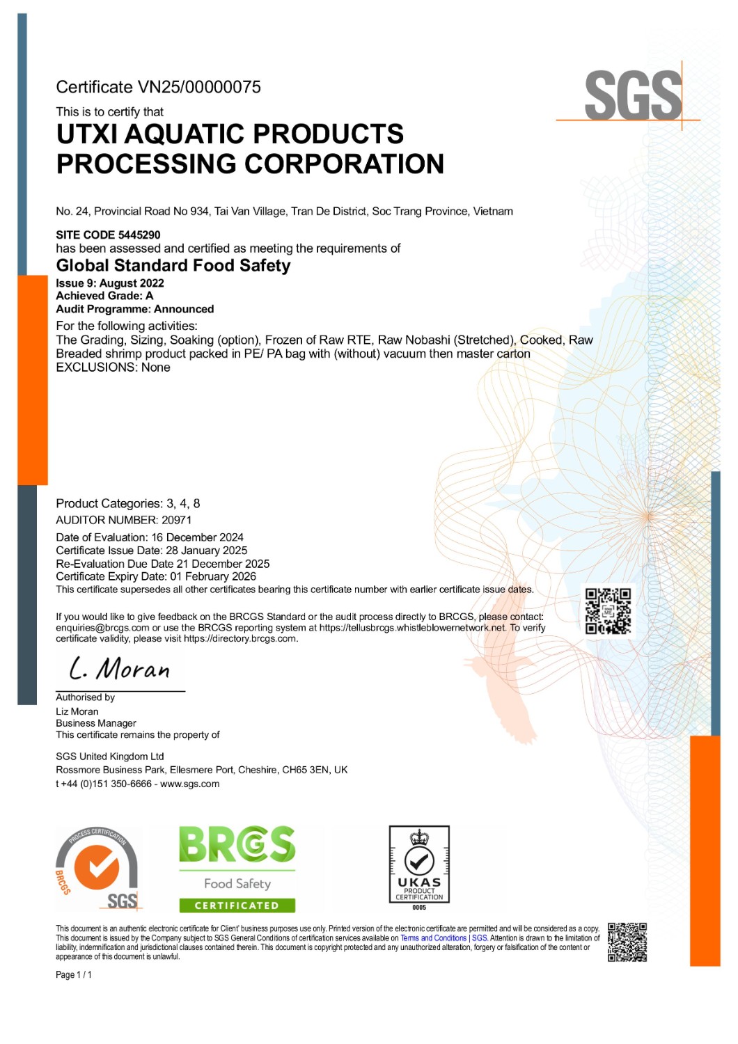 Certification 2025